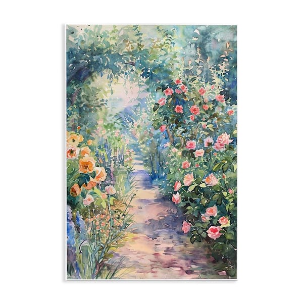 Stupell Industries Spring Garden Archway by LSR Design Studio Unframed Nature Graphic Art Print 15 in. x 10 in.