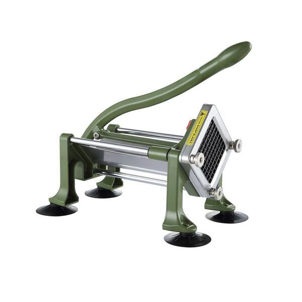 French Fry Cutter, Potato Slicer with 1/2 in. 3/8 in. 1/4 in. Stainless Steel Blades, Manual Potato Cutter Chopper