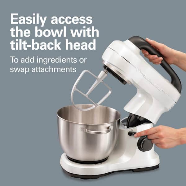  HOWORK 8.5QT Stand Mixer, 660W 6+P Speed Tilt-Head, Electric  Kitchen Mixer With Dishwasher-Safe Dough Hook, Beater, Wire Whip & Pouring  Shield (8.5 QT, Black): Home & Kitchen