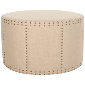 Sherri Beige Accent Ottoman