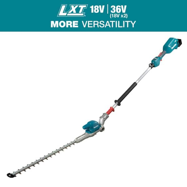 Makita LXT 18V Lithium Ion Brushless 20 in. Articulating Pole Hedge Trimmer Tool Only XNU01Z The Home Depot