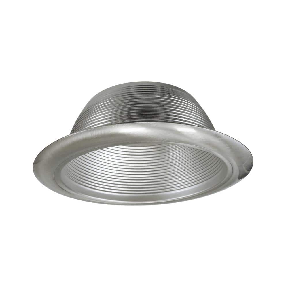 NICOR 6 in. Nickel Recessed Baffle Trim 17511NK The Home Depot