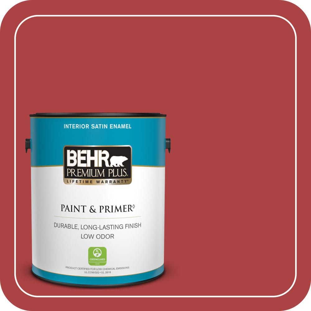1 gal. #160B-7 Daredevil Satin Enamel Low Odor Interior Paint & Primer price history on PriceWatchPro