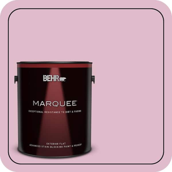 BEHR MARQUEE 1 gal. #M130-3 Wild Geranium Flat Exterior Paint & Primer ...