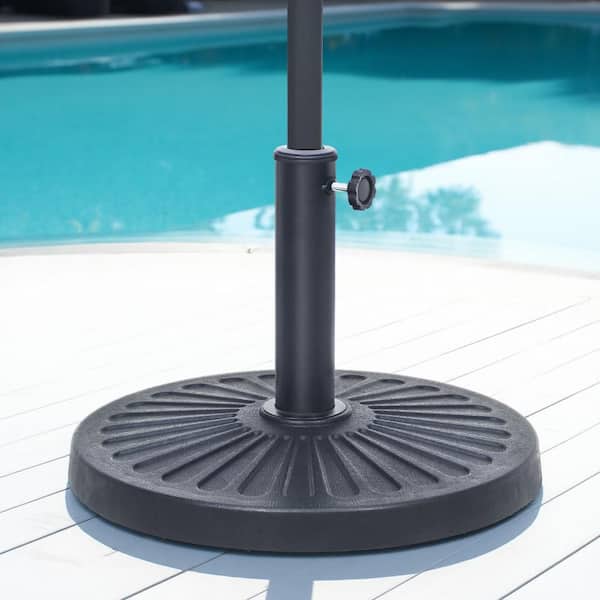 Maypex 27 lbs. Heavy-Duty Patio Umbrella Base in Black