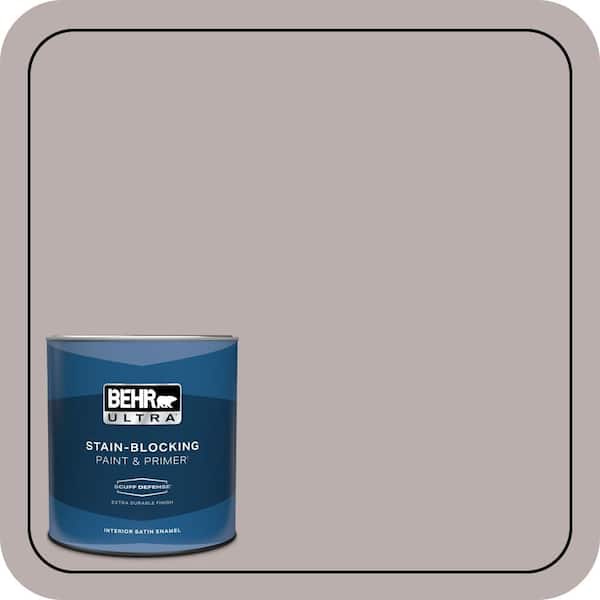 BEHR ULTRA 1 qt. #PPU17-11 Vintage Mauve Extra Durable Satin Enamel Interior Paint & Primer