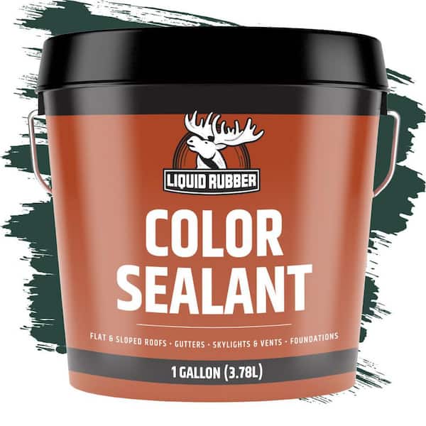 LIQUID RUBBER Liquid Rubber Color Sealant, 1 Gal. Hunter Green
