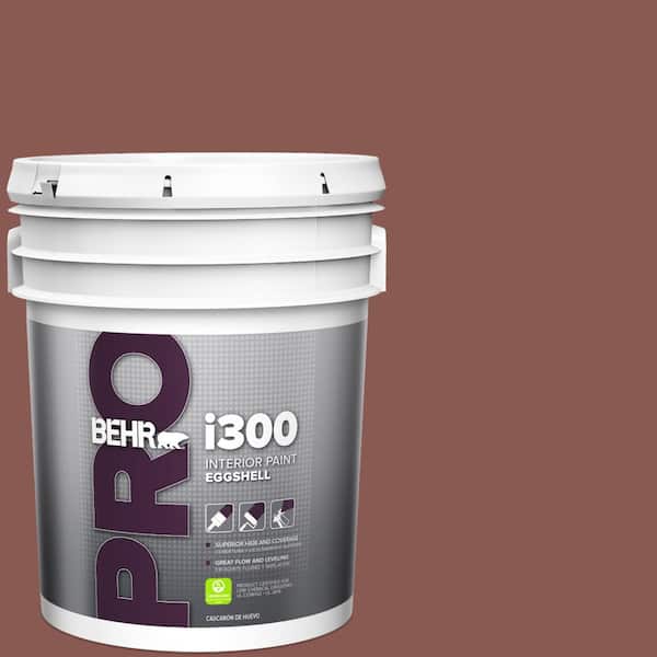 BEHR PRO 5 gal. #MQ1-20 Rust Eggshell Interior Paint