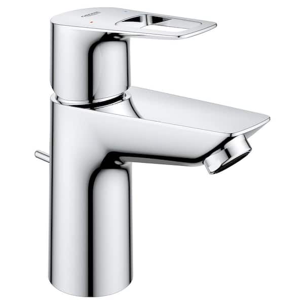 GROHE BauLoop Single-Handle Single Hole Bathroom Faucet in StarLight Chrome