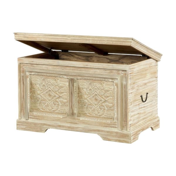 Benjara 22 in. Gray and Black 0 -Drawer Chest of Drawers