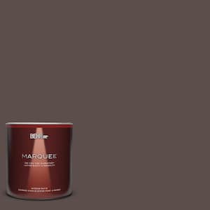 1 qt. #ECC-28-3 Charred Hickory Matte Interior Paint & Primer