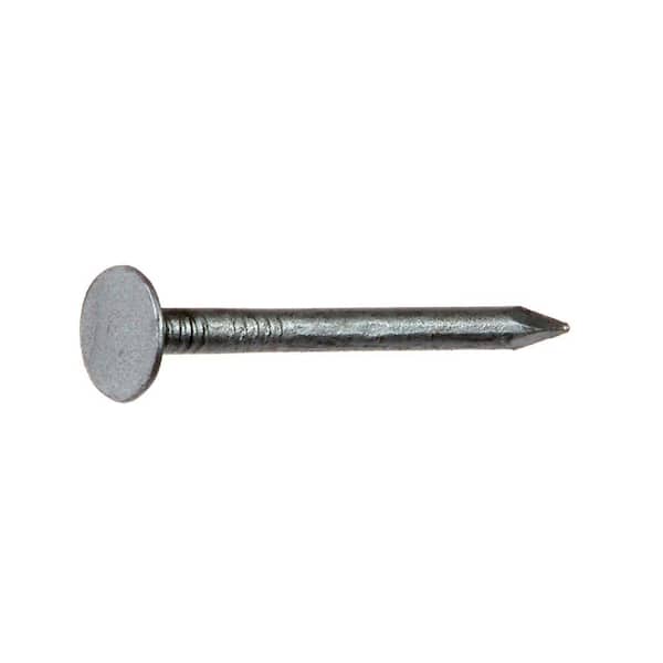 Grip-Rite #12 x 1-1/2 in. Smooth Shank Flat Head Aluminum Siding Nails 1 lb. Box