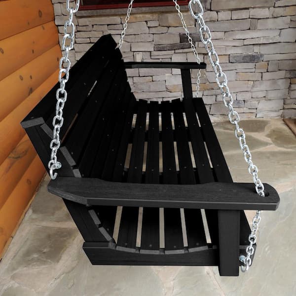 plastic wood porch swing