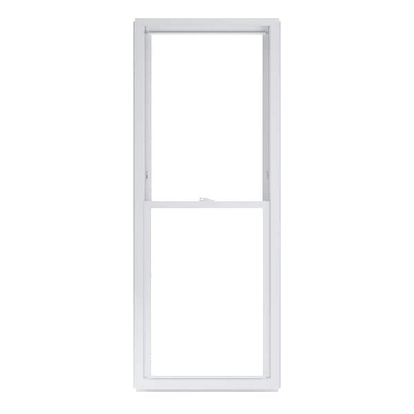 American Craftsman 27.75 in. x 69.25 in. 50 Series White Double Hung Low-E Argon Glass Vinyl Replacement Window, Screen Incl