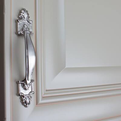 3-1/2 in. Center-to-Center Satin Nickel Deco Cabinet Pull (10-Pack)