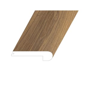 Rhodes Aegean Willow 1 in. Thick x 4.5 in. W x 94.5 in. L HDF Waterproof Laminate Embossed Wood Look Flush Stair Nose