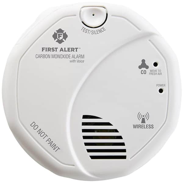 Unbranded Wireless Interconnect Carbon Monoxide Detector with Voice Feature