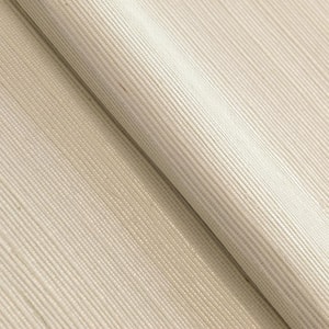 Sisal on Metallic Silver Authentic Textured Grasscloth Handwoven Wallpaper, 72 sq. ft.