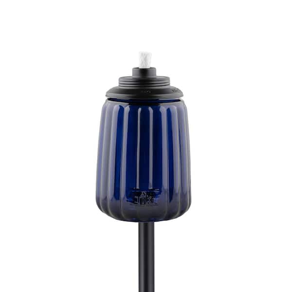 65 in. Easy Install Torch Twilight Blue Glass