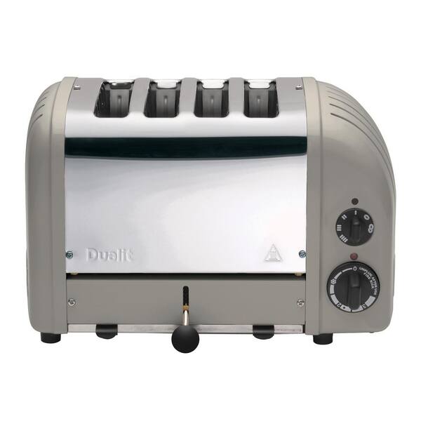 Dualit New Gen 4Slice Shadow Wide Slot Toaster with Crumb Tray 47444