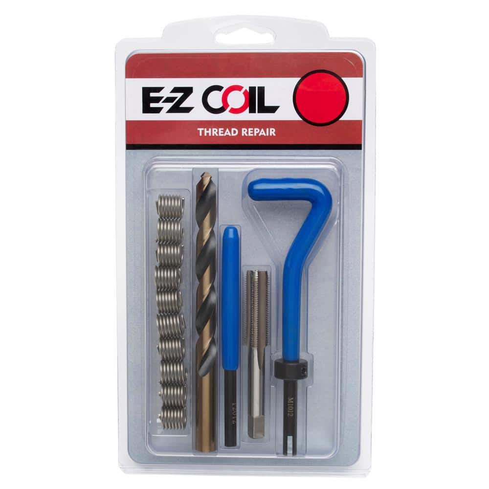 Helical M8-1.0 Internal Threads E-Z Lok Threaded Insert 18-8 Stainless Steel 16mm Length Pack of 10 