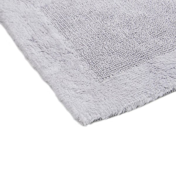 SUSSEXHOME Solid Gray Bathroom Rug, 1-Piece Bathroom Mat Set CAL-SLD-GY-2X4  - The Home Depot