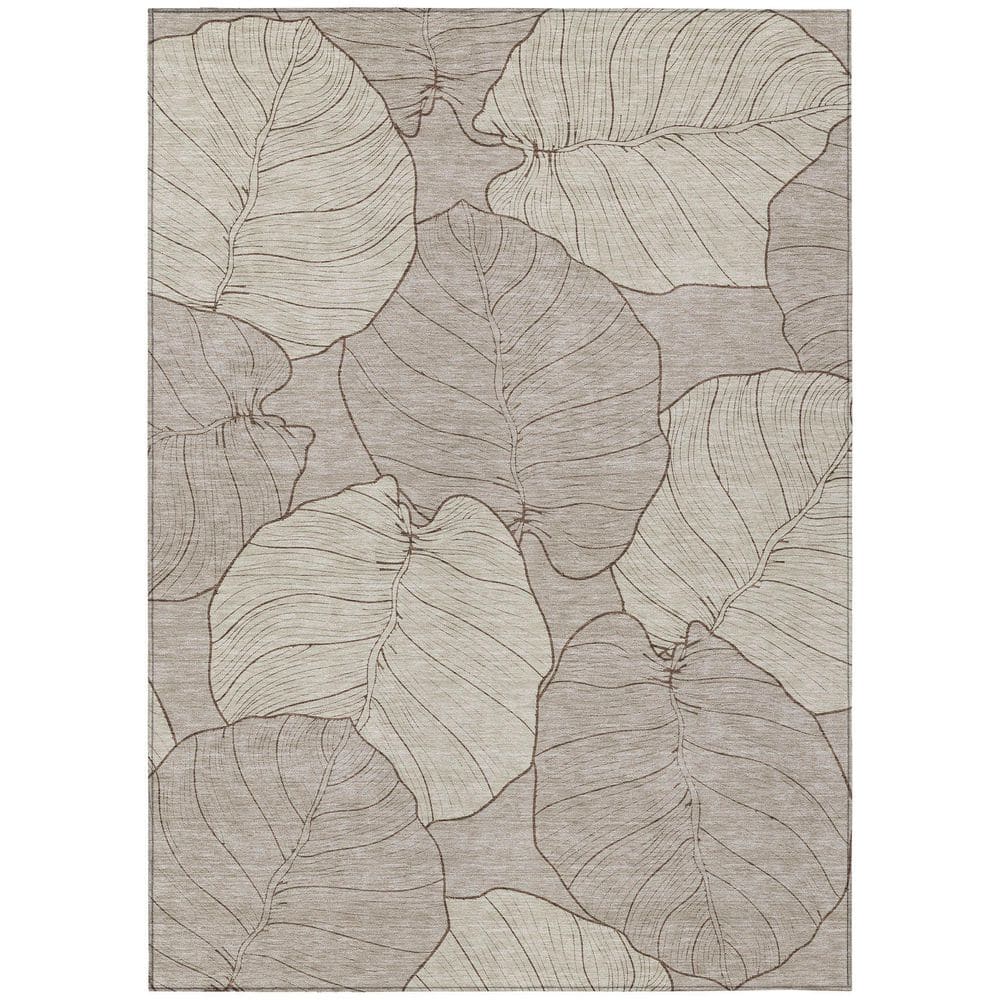 Chantille Machine Washable Indoor/Outdoor Abstract ACN2506 Taupe 8 ft. x 10 ft. Area Rug price history on PriceWatchPro