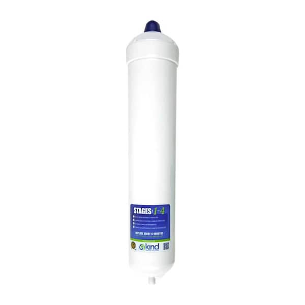 Kind Water Systems 6-Stage Reverse Osmosis Drinking Water System Replacement Filter Stages 1-4