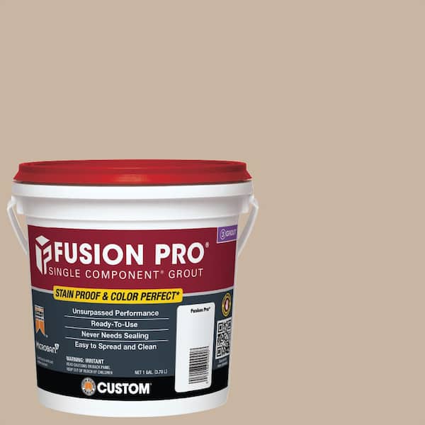 Custom Building Products Fusion Pro #101 Quartz 1 Gal. Single Component Grout