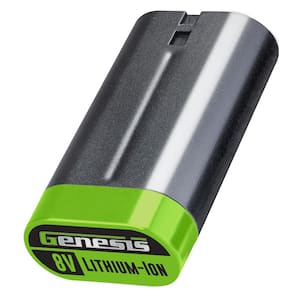 8-Volt GLAB08B Lithium-Ion Rechargeable Battery Pack Replacement