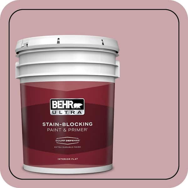 BEHR ULTRA 5 gal. Home Decorators Collection #HDC-CT-08A Hydrangea Bouquet Extra Durable Flat Interior Paint & Primer