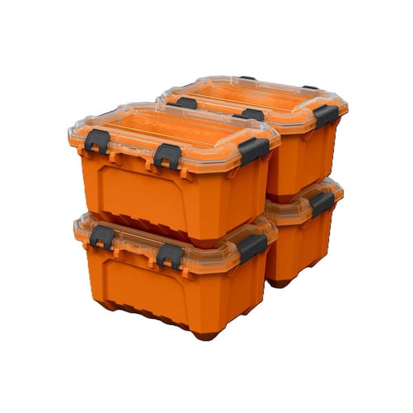 5 Gal. Pro Duty Orange Tote (4-Pack)