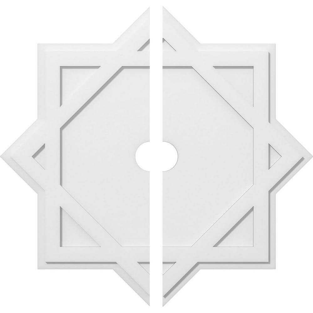 1 in. P X 22-1/4 in. C X 40 in. OD X 4 in. ID Axel Architectural Grade PVC Contemporary Ceiling Medallion, Two Piece price history on PriceWatchPro
