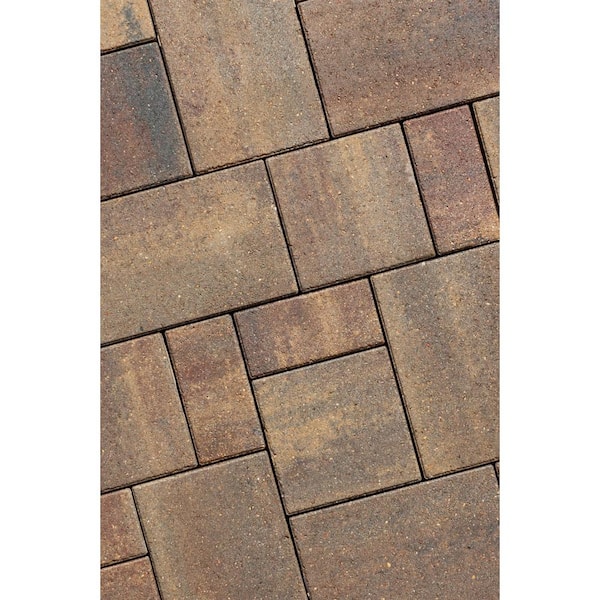 Unbranded Reno 9.875 in. x 4.875 in. x 2.375 in. Rectangle Beechwood Concrete Paver Sample (1-Piece)