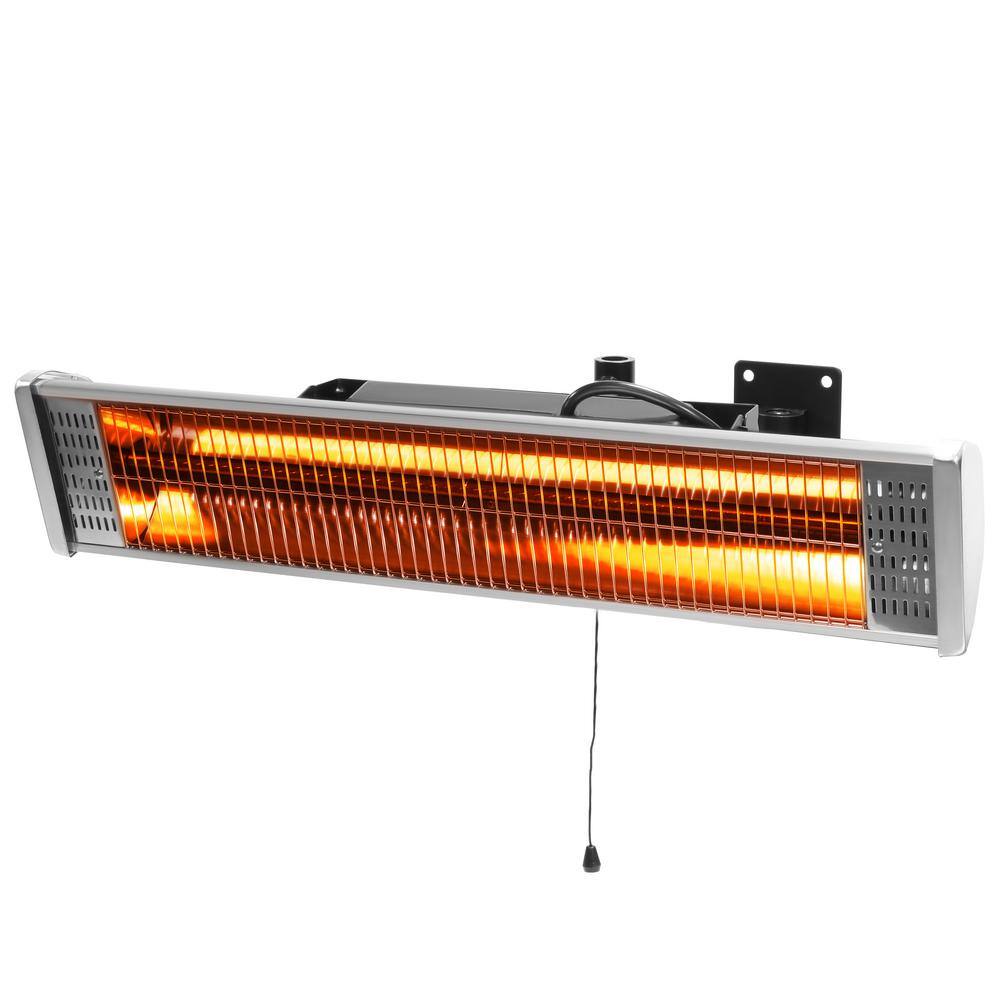 Barton 1500-Watt Outdoor Indoor Electric Infrared Wall Mount Patio Heater  with Remote Control 96965 - The Home Depot