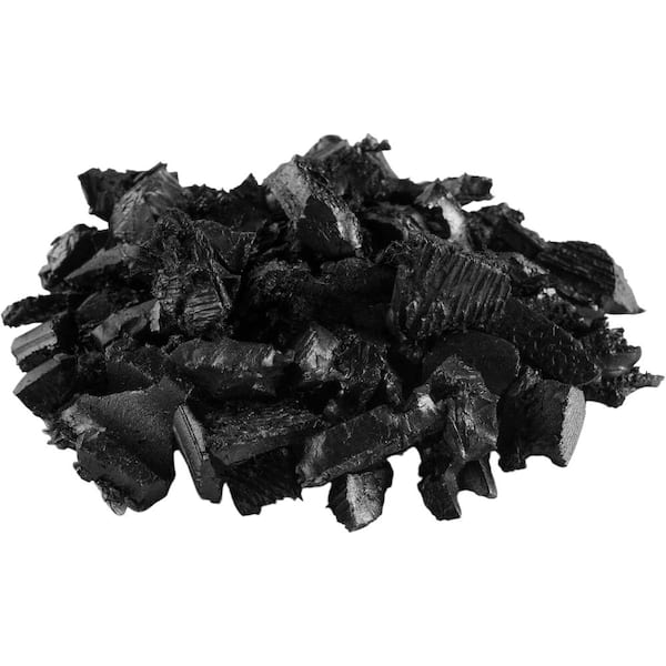 Rubber Mulch Nuggets Protective Flooring for Garden, Play Areas, and Landscaping (40 LBS - 1.55 CU. FT.),Black
