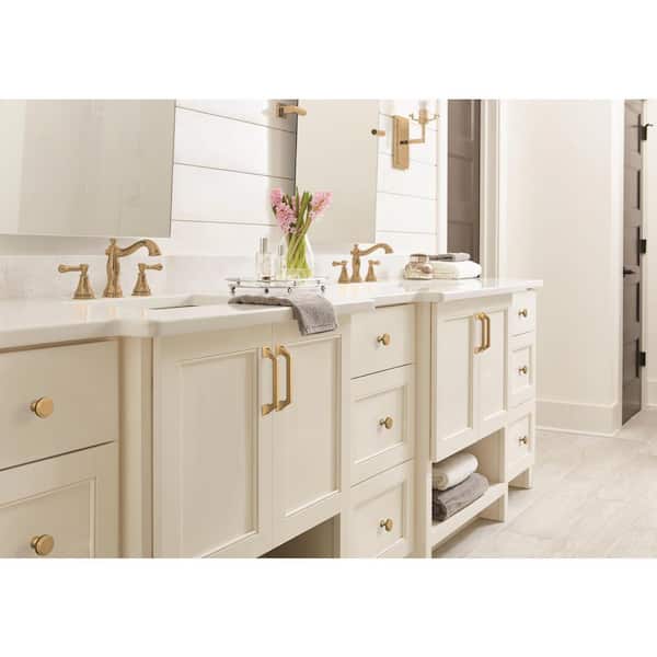 Exceed 5-1/16 in. (128mm) Modern Champagne Bronze Arch Cabinet Pull