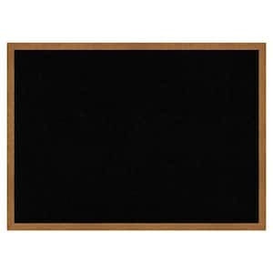 Carlisle Blonde Narrow Wood Framed Black Corkboard 29 in. W. x 21 in. Bulletin Board Memo Board