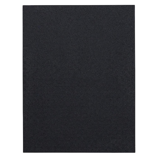 TrafficMaster All Purpose Black 3 ft. x 4 ft. Pebble Look Rubber Indoor/Outdoor Utility Mat