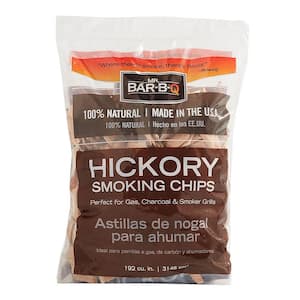 179 cu. in. Wood Smoker Chips (Hickory) Made from 100% Hardwood 1.6 lbs. Bag
