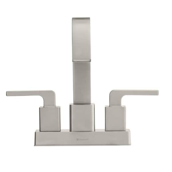 Glacier Bay Farrington 4 in. Centerset 2-Handle Hi-Arc Bathroom