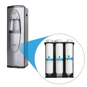 Bluline Hot and Cold Bottleless Water Cooler with 4-Stage Reverse Osmosis Filtration