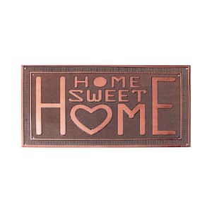A1HC Copper 24 in x 39 in Rubber Pin Non-Slip Backing Welcome Durable Doormat for Outdoor Entrance