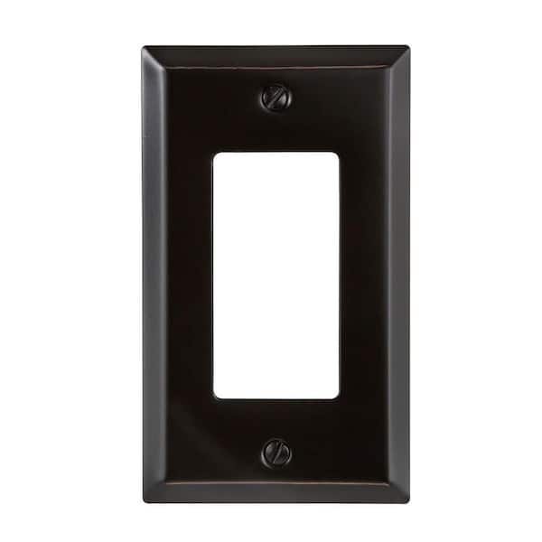 Hampton Bay Bronze 1-Gang Decorator/Rocker Wall Plate (1-Pack)