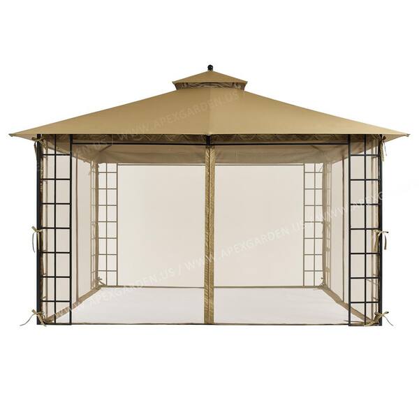 APEX GARDEN Melody II 10 ft. x 12 ft. Gazebo with Mosquito APEX GARDEN Melody II 10 ft. x 12 ft. Gazebo with Mosquito