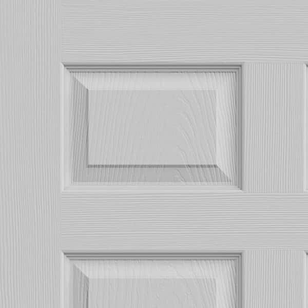 RELIABILT Colonist Textured 36-in x 80-in Primed 6-panel Hollow Core Primed  Molded Composite Bifold Door in the Closet Doors department at