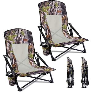 Folding Chair, Hunting Chair, Camping Chair, Turkey Seats for Hunting with Shoulder Strap and Cup Holder (2-Pack)