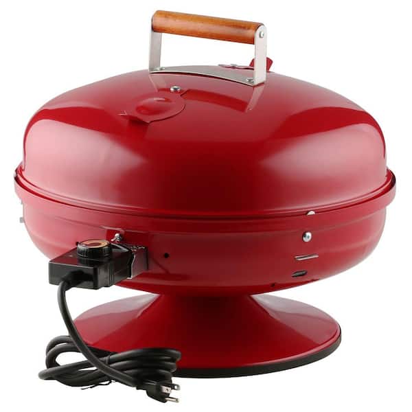 Americana Lock N' Go Portable Electric Grill in Red 2120.4.511 - The Home  Depot