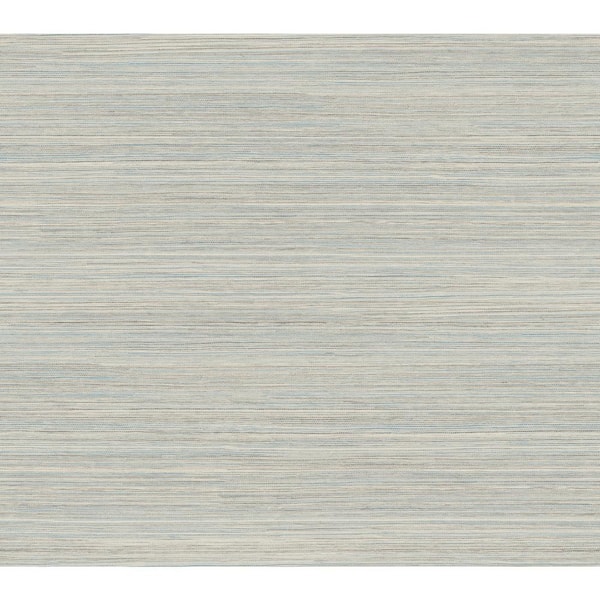 York Wallcoverings Fountain Grass Smokey Blue Matte Pre-pasted Paper Wallpaper 60.75 sq. ft