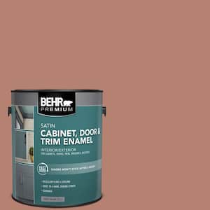 1 gal. #S180-5 Auburn Glaze Satin Enamel Interior/Exterior Cabinet, Door & Trim Paint